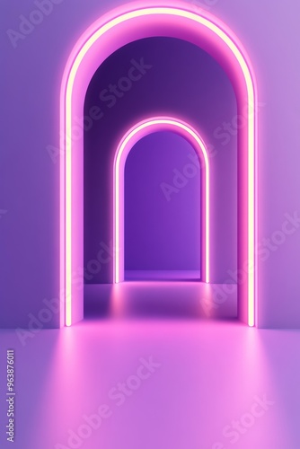 A neon glow gradient transitioning from vivid green to electric purple with a subtle glowing effect bringing an energetic and futuristic vibe to digital or creative projects