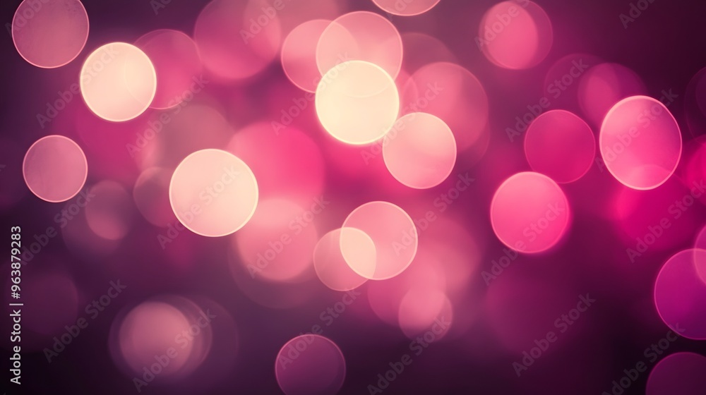 Abstract Pink and White Bokeh Background Abstract Pink and White Bokeh Background