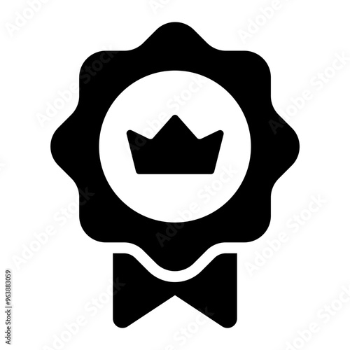 Premium quality medal icon representing the best product with superior materials and performance.