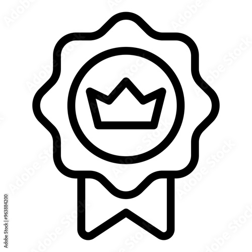 Premium quality medal icon representing the best product with superior materials and performance.