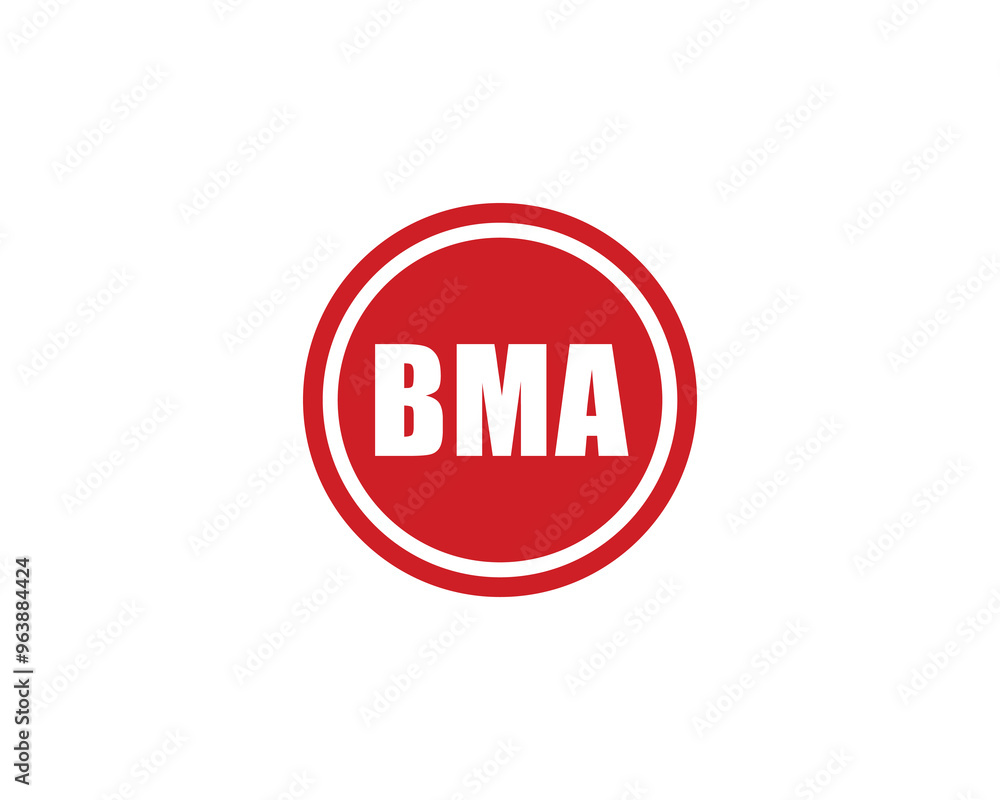 BMA logo design vector template. BMA BMA logo design vector template. BMA
