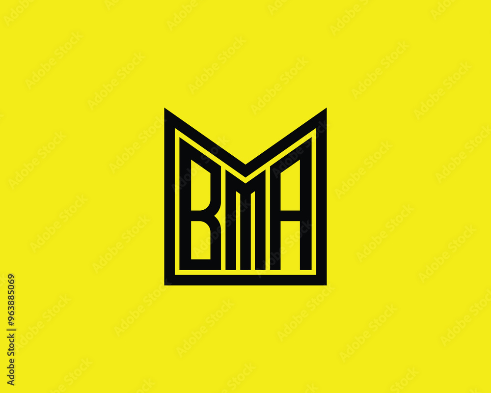 BMA logo design vector template. BMA BMA logo design vector template. BMA