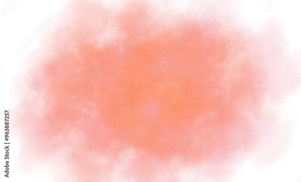 Fototapeta premium Transparent watercolor texture overlay effect. Paint stain watercolor with grain and noise texture overlay. Grungy watercolor texture smoke dust overlay. Png file