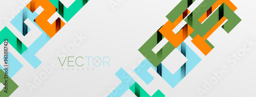 Color bend lines with shadow texture effect. Vector Illustration For Wallpaper, Banner, Background, Card, Book Illustration, landing page