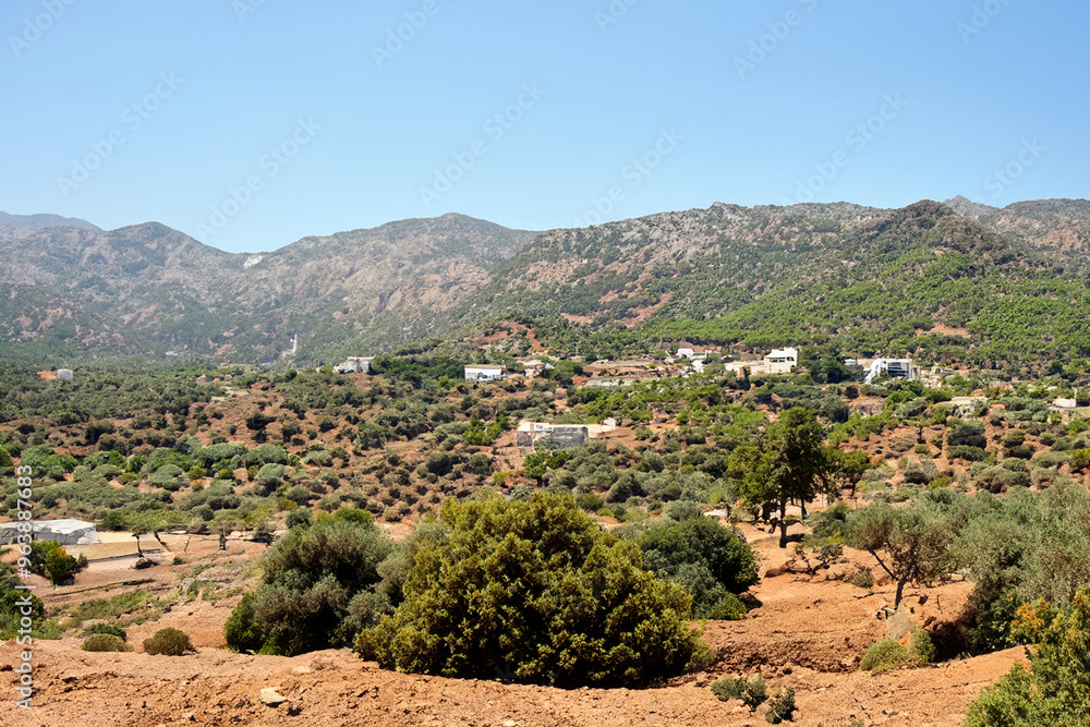 mediteranian landscape background mediteranian landscape background