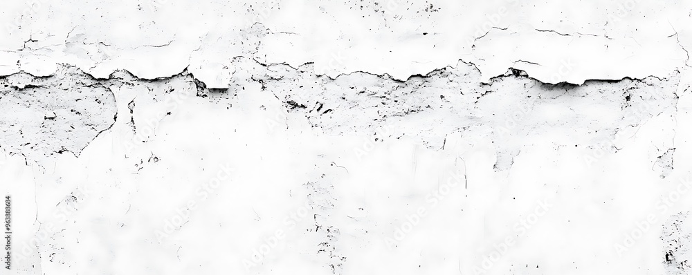 Fototapeta premium Cracked White Wall Texture: A Study in Minimalism and Imperfection