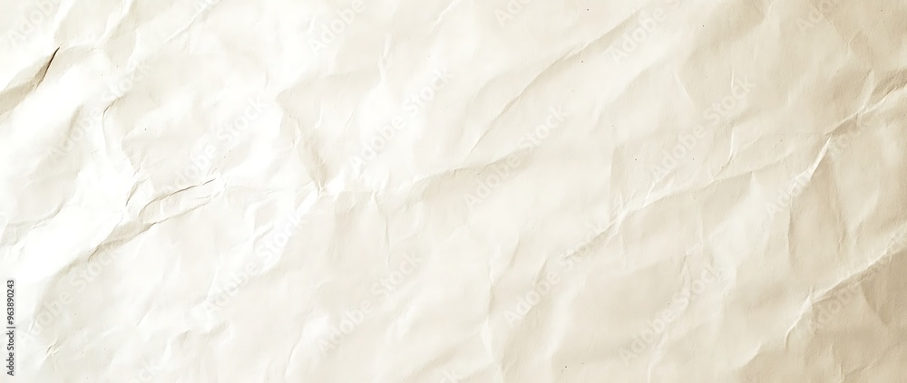 Fototapeta premium Textured Crumpled Paper Background for Creative Projects