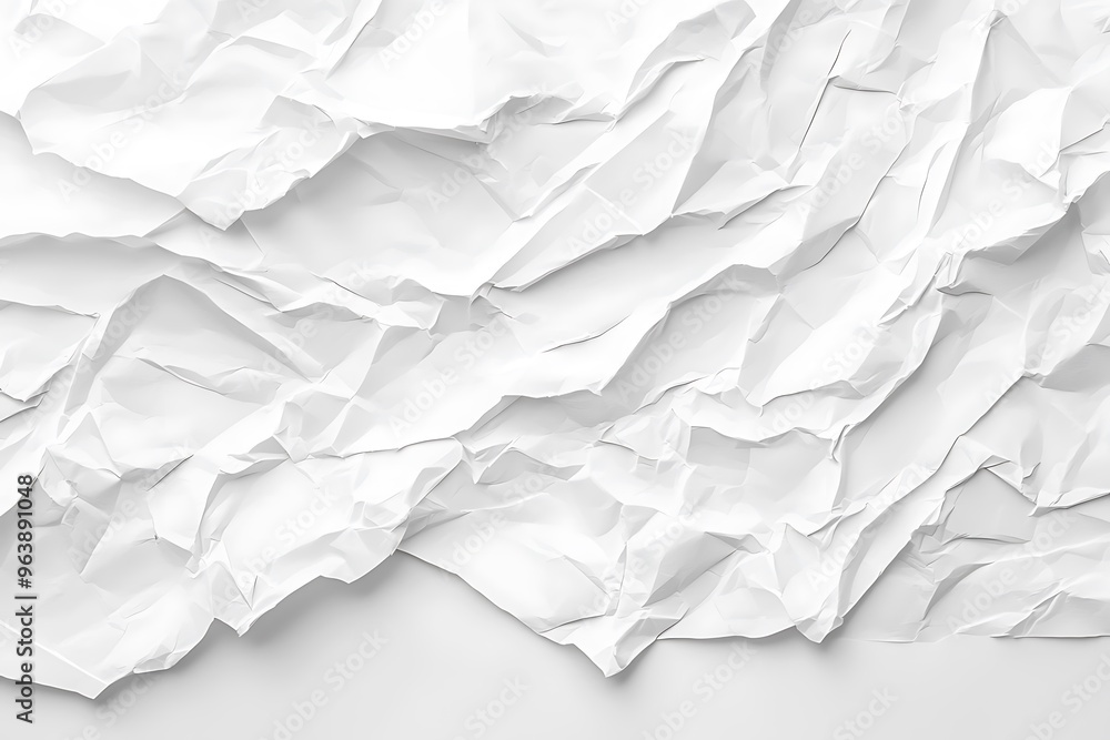 Crumpled White Paper Background for Creative Design Use Crumpled White Paper Background for Creative Design Use