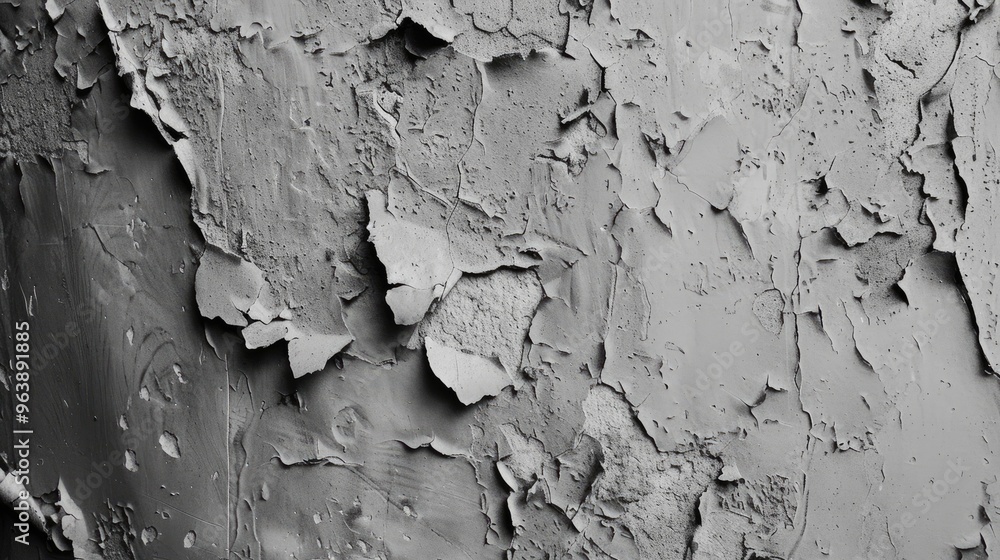 Texture of a Concrete Wall in Gray.