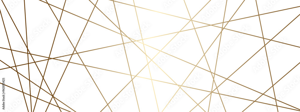 Obraz premium Luxury random golden line background.
