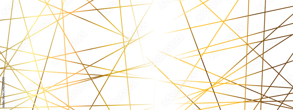 Obraz premium Luxury random golden line background.