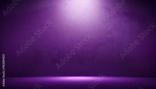 dark purple and soft purple background with spotlight