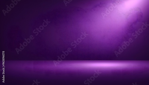 dark purple and soft purple background with spotlight
