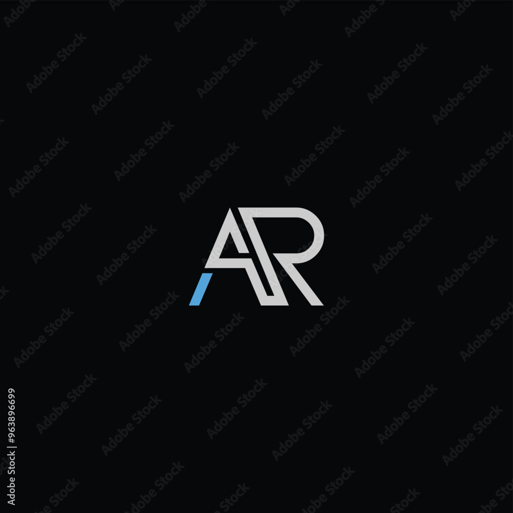 AR or RA awesome letter logo design. Abstract design with different colors illustration. Icon or monogram design. AR or RA awesome letter logo design. Abstract design with different colors illustration. Icon or monogram design.