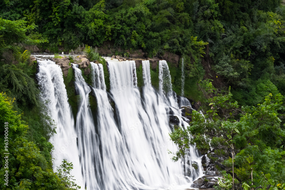waterfall landscape view waterfall landscape view