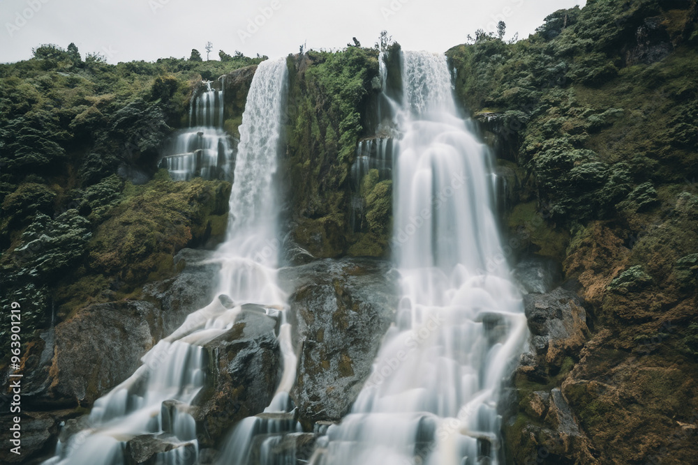 Obraz premium waterfall landscape view