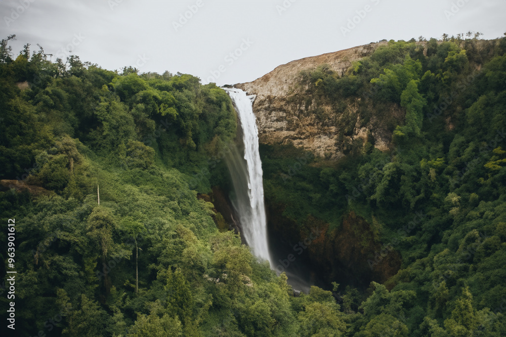 Obraz premium waterfall landscape view