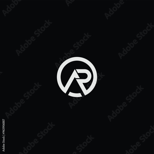 Free Download AR or RA awesome letter logo design. Abstract design with different colors illustration. Icon or monogram design.	 - GFXLoad