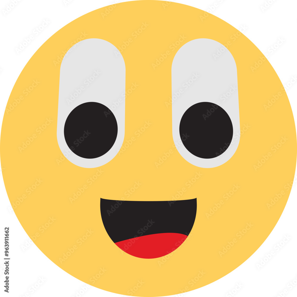 Fototapeta premium Smile Emoji, Happy Emoticon