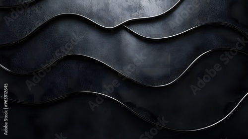 A Sleek and Modern Black Wallpaper with a Minimalist Design