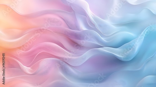 A Soothing Pastel Color-Themed Wallpaper Featuring a Delicate Design