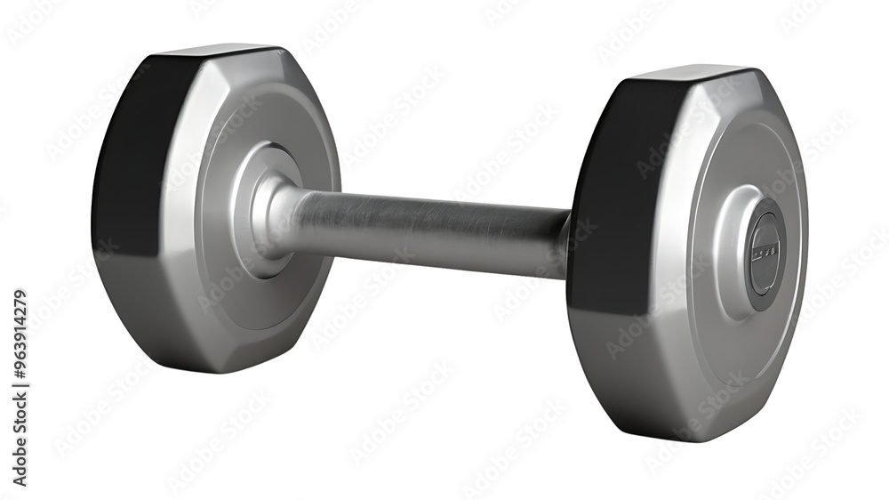 Naklejka premium dumbell gym isolated on transparency bakground