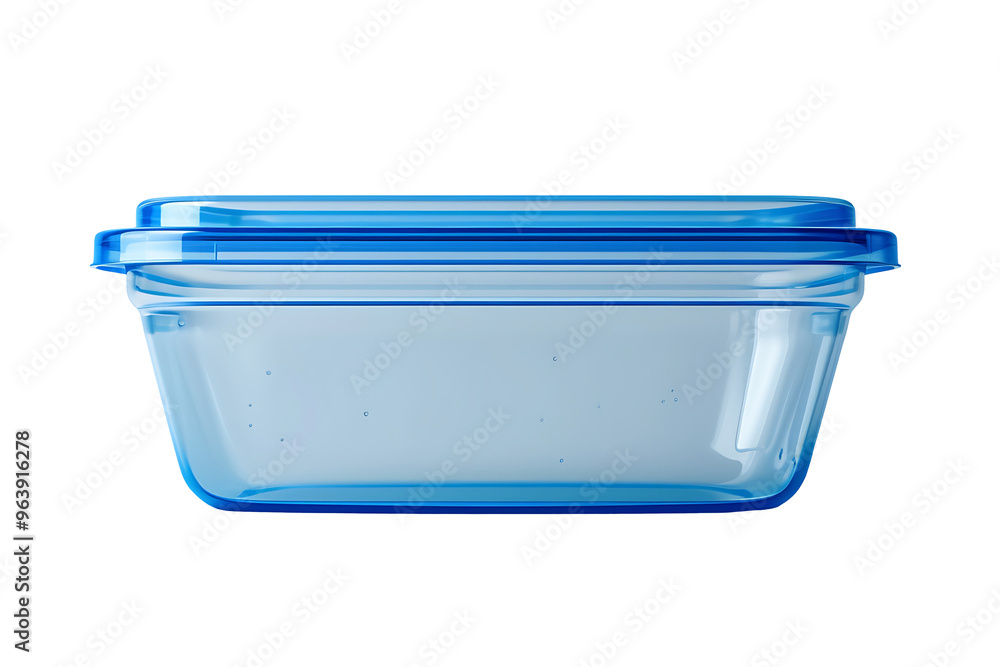 Blue Plastic Container with Lid Blue Plastic Container with Lid