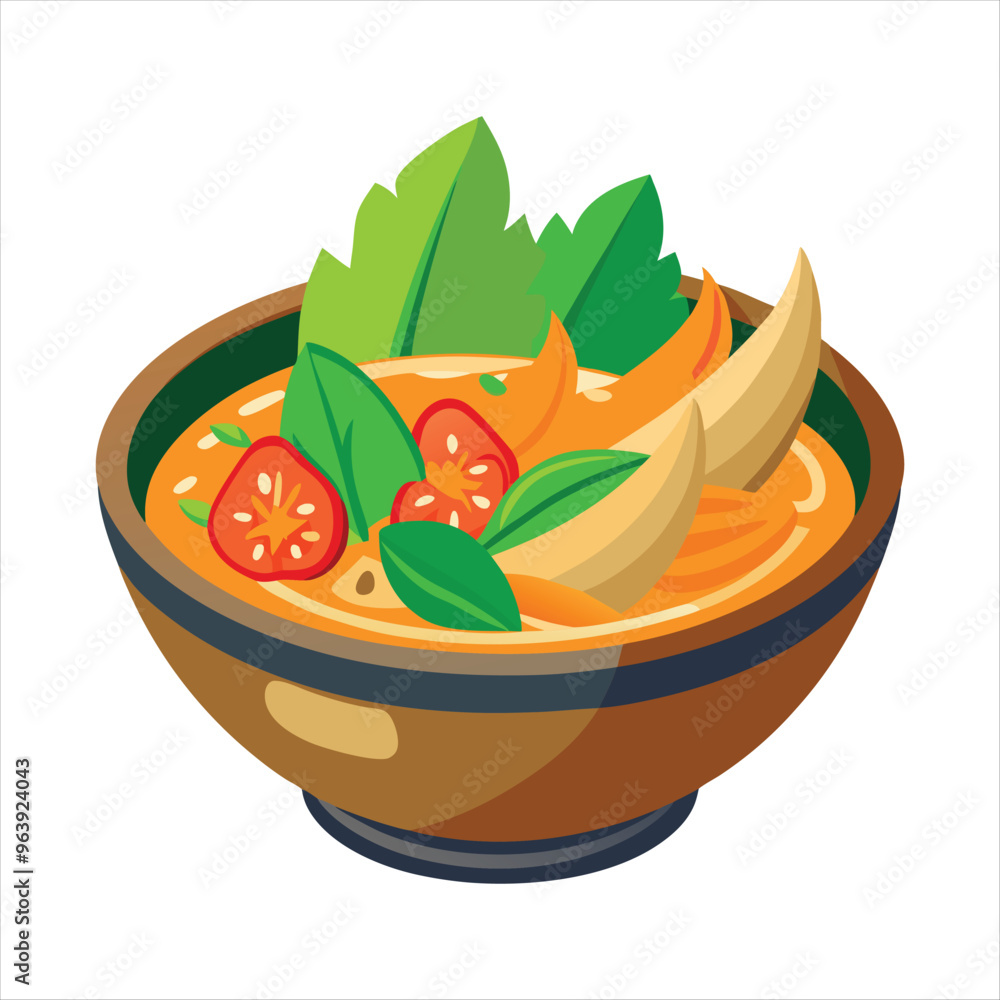 Thai Foods illustration vector art Thai Foods illustration vector art