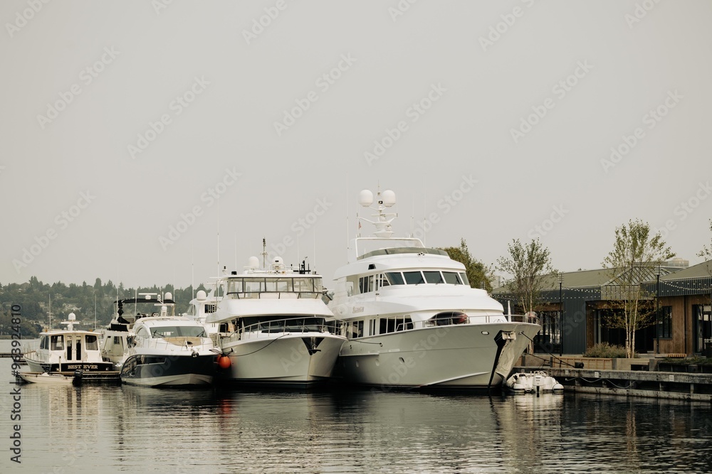 Obraz premium boats in the harbor