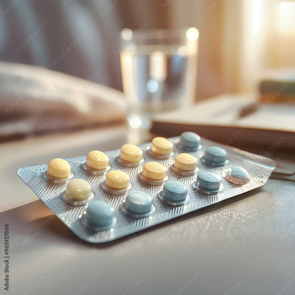 a-close-up-view-of-a-birth-control-pill-blister-pack-with-the-pills-in-various-soft-shades-ranging a-close-up-view-of-a-birth-control-pill-blister-pack-with-the-pills-in-various-soft-shades-ranging