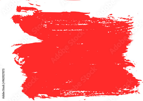 Wallpaper Mural red brush stroke. vector illustration Torontodigital.ca