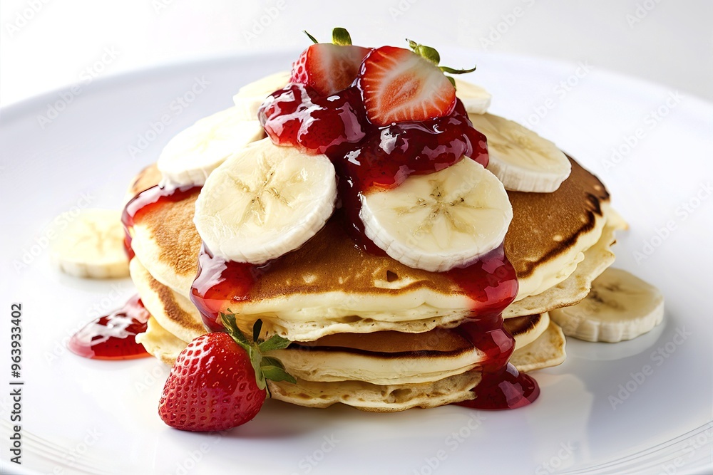 plate of golden pancakes plate of golden pancakes