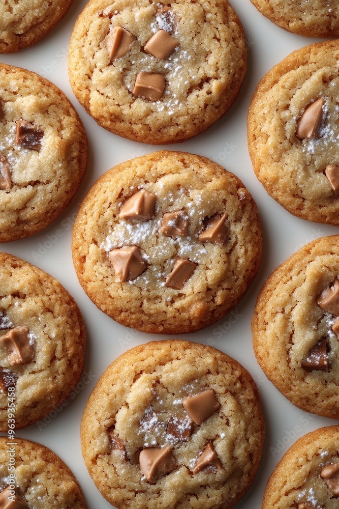 Closeup of homemade caramel cookies. These cookies are perfect for showing off your baking skills or for advertising a bakery. Closeup of homemade caramel cookies. These cookies are perfect for showing off your baking skills or for advertising a bakery.