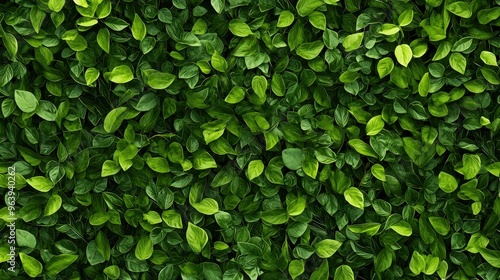 Wallpaper Mural Lush Green Leaves Texture Background   Natural Foliage Pattern Torontodigital.ca