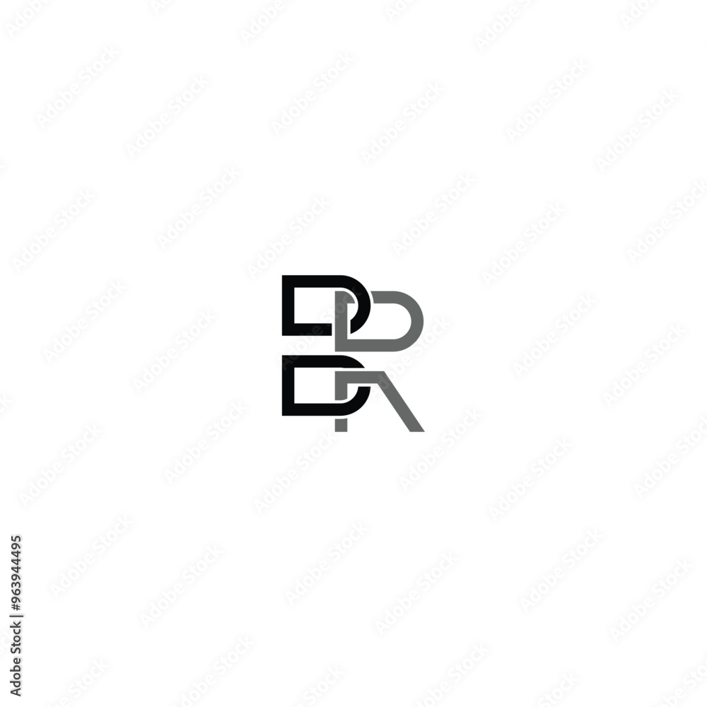 BR or RB awesome letter logo design. Abstract design with different colors illustration. Icon or monogram design. BR or RB awesome letter logo design. Abstract design with different colors illustration. Icon or monogram design.