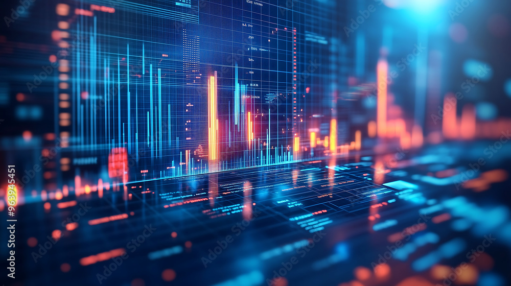growth chart, including various financial indicators and analytics data, set against a backdrop of digital financial tools growth chart, including various financial indicators and analytics data, set against a backdrop of digital financial tools