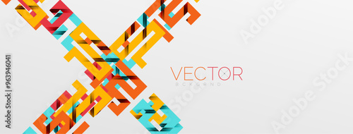 Color bend lines with shadow texture effect. Vector Illustration For Wallpaper, Banner, Background, Card, Book Illustration, landing page