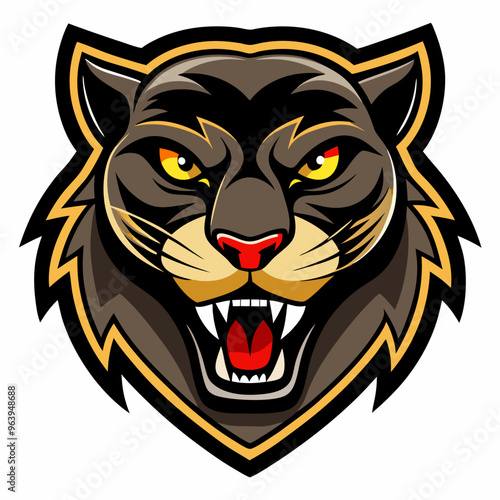 panther gaming mascot logo