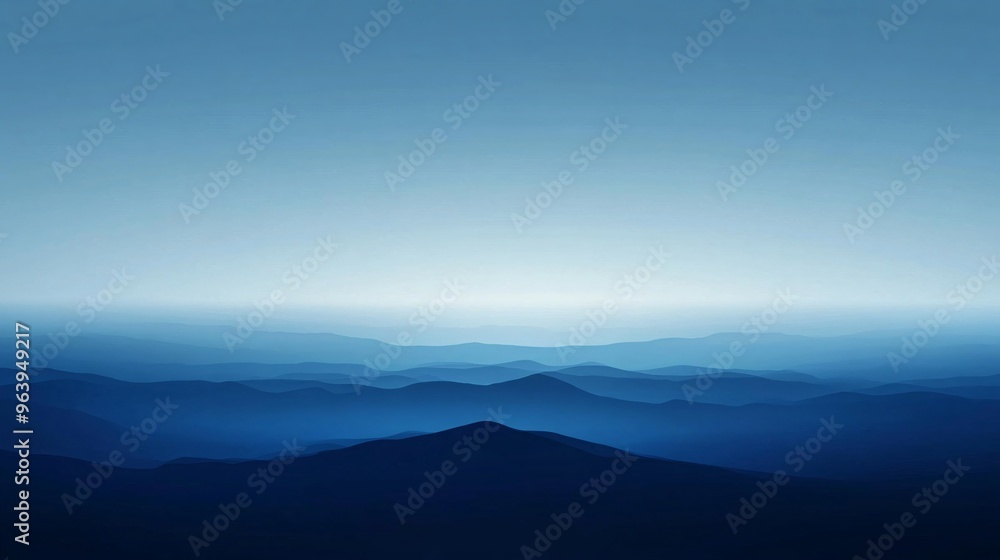 From deep navy to midnight blue, the gradient embodies the serene shift of twilight, creating a minimalist From deep navy to midnight blue, the gradient embodies the serene shift of twilight, creating a minimalist