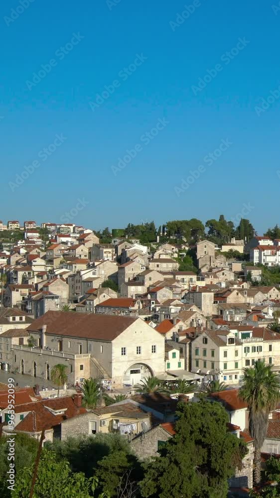 Summer in Hvar , Croatia - Hvar is a city and port on the island of Hvar, part of Split-Dalmatia County, Croatia. Hvar has a long history as center for Croatia trade, culture and travel attraction. Summer in Hvar , Croatia - Hvar is a city and port on the island of Hvar, part of Split-Dalmatia County, Croatia. Hvar has a long history as center for Croatia trade, culture and travel attraction.
