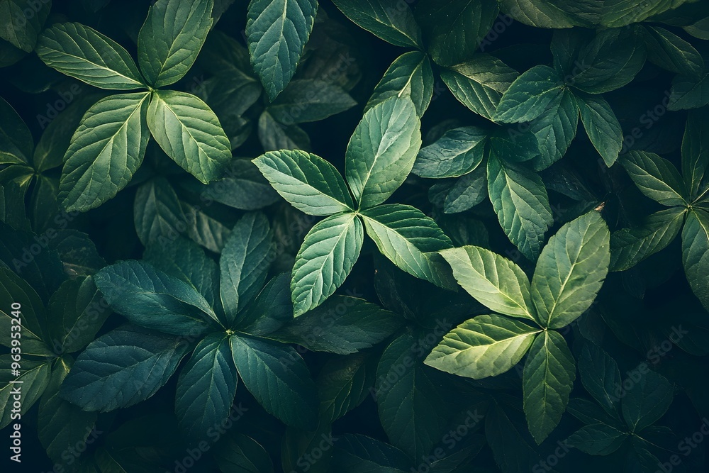Lush Green Foliage Leaves in Nature,Vibrant Tropical Vegetation Pattern Abstract Background Lush Green Foliage Leaves in Nature,Vibrant Tropical Vegetation Pattern Abstract Background