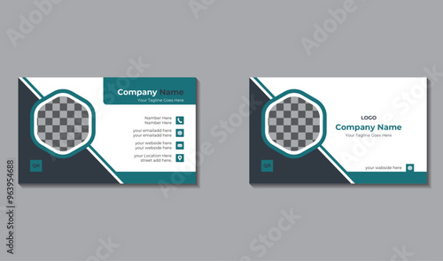 Creative business card template. vector illustration.