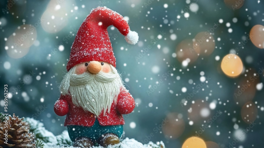 Xmas symbol as gnome. Xmas symbol as gnome.