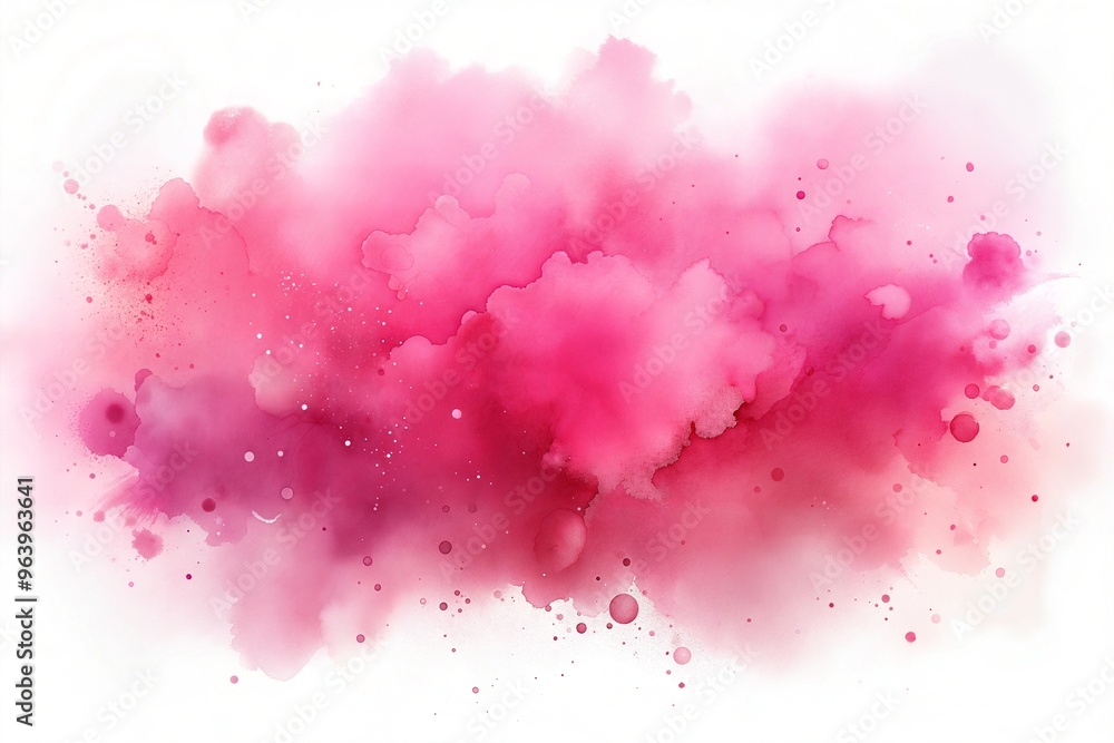 Vibrant pink and purple watercolor abstract background with fluid shapes Vibrant pink and purple watercolor abstract background with fluid shapes