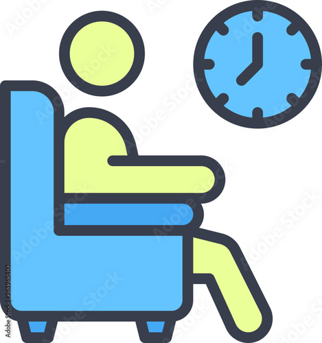 Waiting room icon