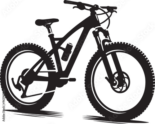 Cycle silhouette vector illustration isolated on a white background