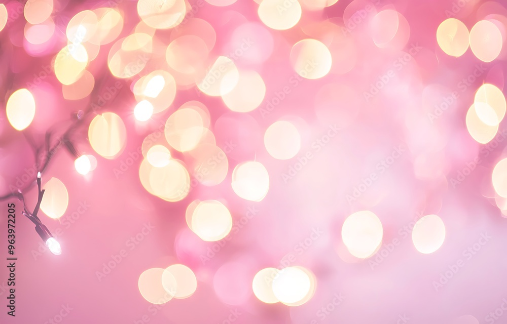 Soft Pink Blurry Lights Creating a Dreamy Atmosphere Soft Pink Blurry Lights Creating a Dreamy Atmosphere