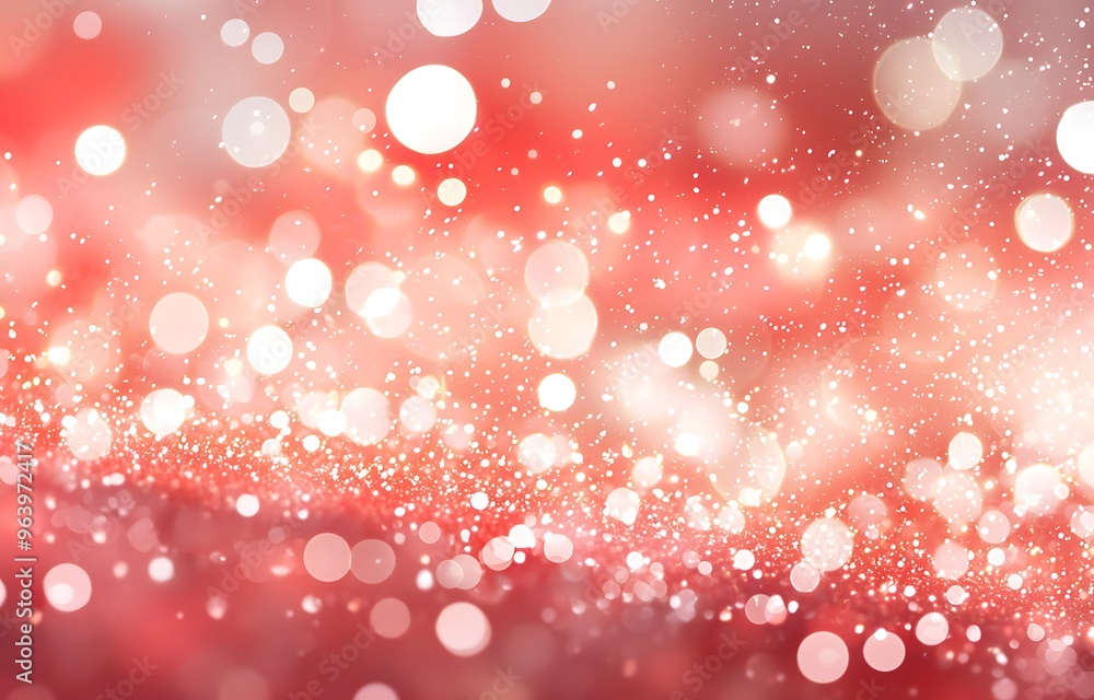 Sparkling Red Bokeh Background for Festive Occasions Sparkling Red Bokeh Background for Festive Occasions