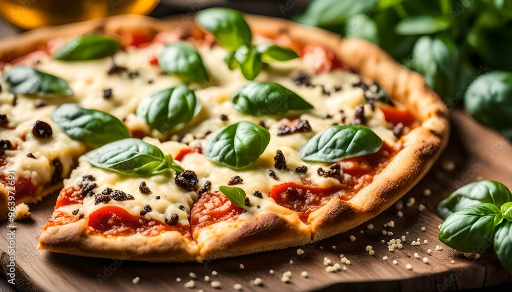 Healthy Homemade Quinoa Crust Cheese Pizza with Basil
Healthy Homemade Quinoa Crust Cheese Pizza with Basil