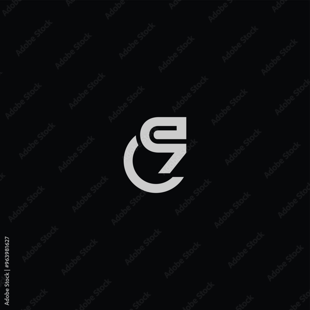 CR or RC letter logo design. Abstract outstanding professional business awesome artistic branding company different colors illustration. CR or RC letter logo design. Abstract outstanding professional business awesome artistic branding company different colors illustration.